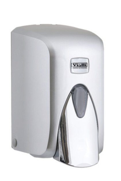 Abs Liquid Soap Dispenser with Tank 500 ml Matte Chrome