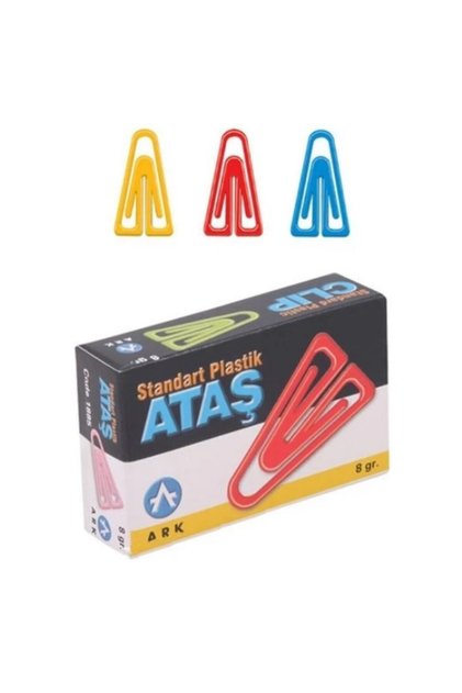 Ataş Standart Karışık Renk Plastik 8 Gr.