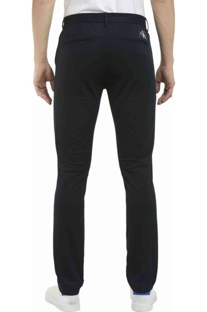Calvin Klein Erkek Siyah Slim Chıno Stretch Pantolon - 3