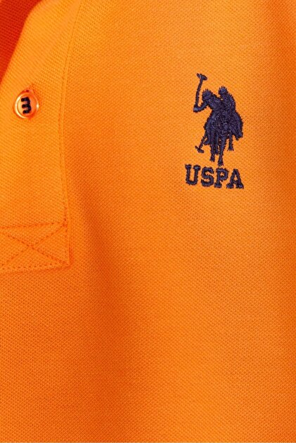 U.S. Polo Assn. Turuncu Erkek Çocuk T-Shirt - 3