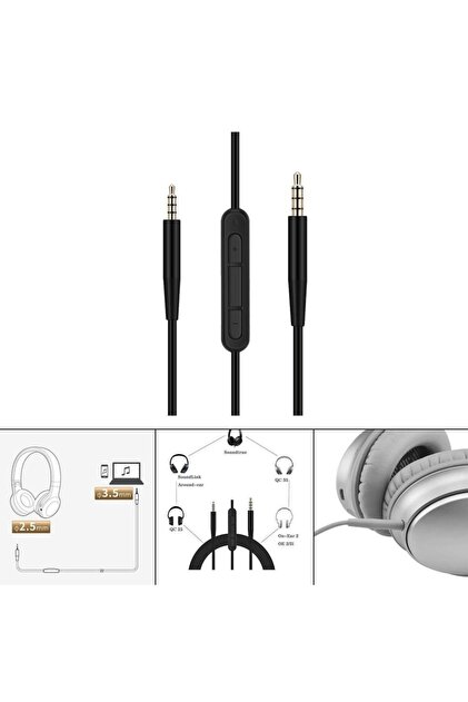Schulzz Bose Qc25 Qe2 Qc35 Qc35 Iı Uyumlu Mikrofonlu Kulaklık Ses
