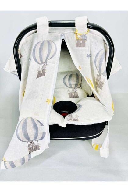 Muslin Stroller Cover and Baby Carrier Cushion