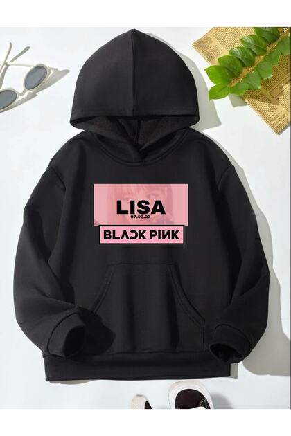 MODERNİZE Siyah Blackpink Lisa Hoodie - Fiyatı, Yorumları