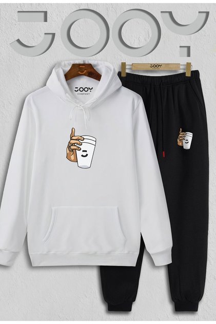 Bardak Design Bottom - Top 2 Thread Combed Cotton Tracksuit Set