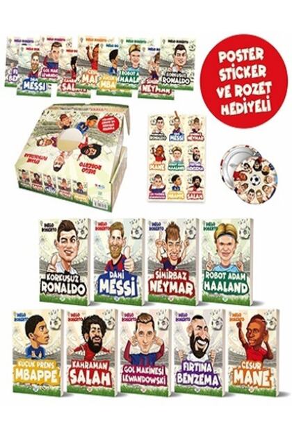 Efsane Futbolcular Kutulu Set (9 Kitap Takım) - - Diego Roberto Kitabı