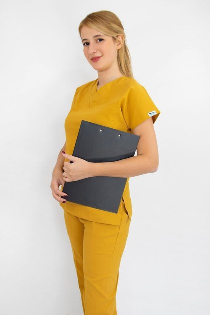 Mustard Yellow Lycra Top Jersey