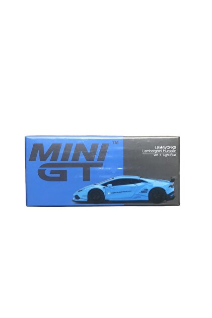 mini gt Minigt 189 - Lb Works Lamborghini Huracan Light Blue