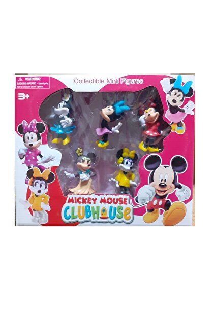 Kids Oyuncak Minnie Mouse 5li Set Mickey Mouse Oyuncak Karakter