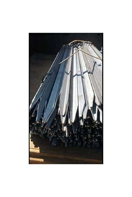 10 Adet - 200 Cm 40x40x 3mm Bahçe Çit Direği Köşebent Direk Antipas Boyalı Bahçe Tel Örgü Direği Çit