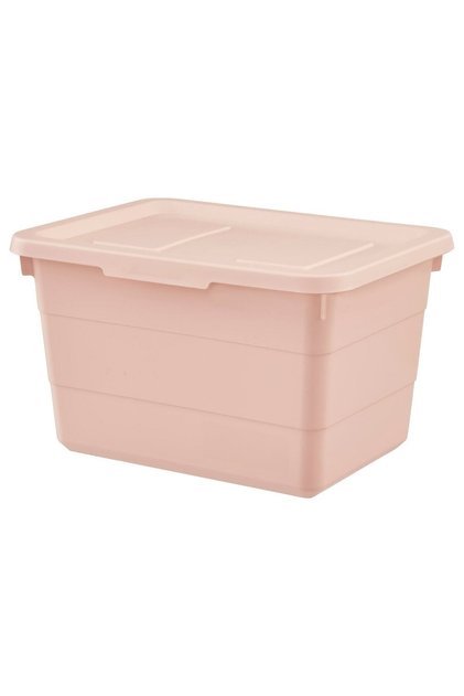Storage Box with Lid 19x26x15 Cm Organizing Box Storage Container Pink Organizer