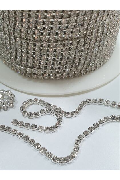 Stoned Strip - Ss8 (2 Mm) Silver Case (3 METERS)