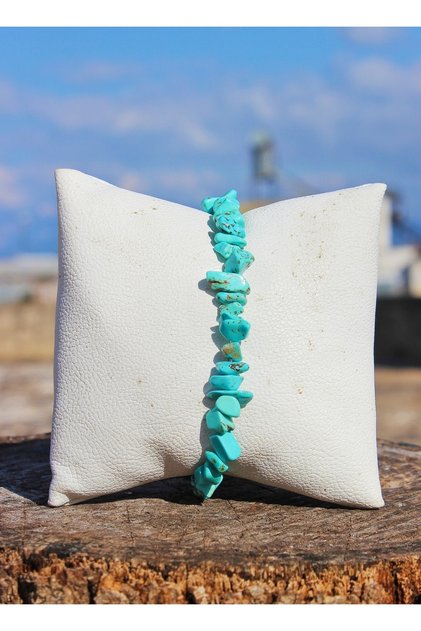 Turquoise Stone Broken Stone Bracelet Lucky Stone
