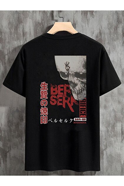 DEEPSENCE Siyah Unisex Oversize T-shirt Jojo Sırt Baskı - Fiyatı