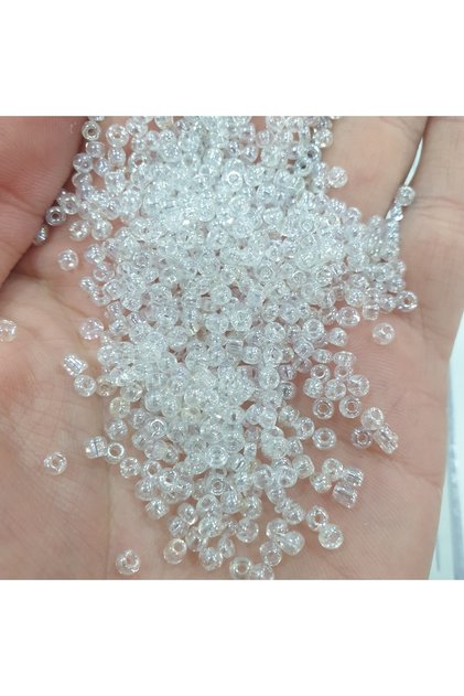 Sand Beads - 8/0 Transparent (100 GR)