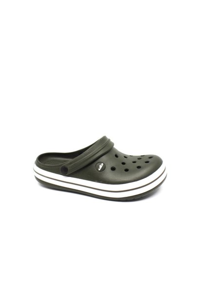 195 Khaki-white-khaki Unisex Sabo Slippers