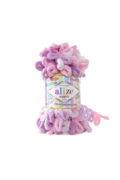 Puffy Color Hand Knitting Thread (Pack of 5) 6051