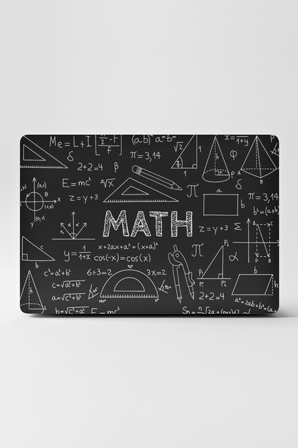 Laptop Sticker Kaplama Notebook Macbook Matematik Science Siyah