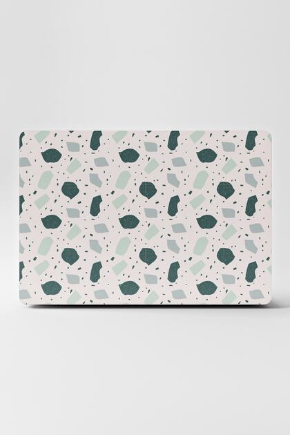 White Green Laptop Skin Sticker