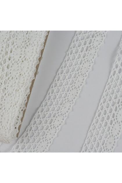 White Edge Cotton Lace 28mm 10m