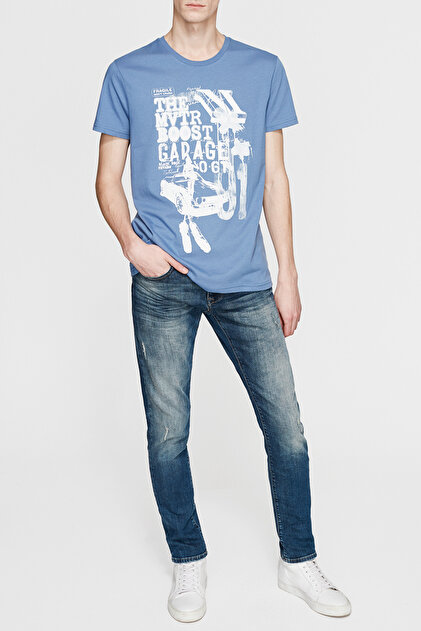 Mavi Erkek Baskılı T-shirt 064798-25761 - 2