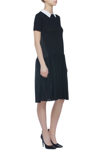 Stefanel Kadın Siyah Elbise - 1