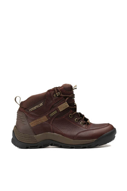 Genuine Leather Men's Boots & Booties - 015M101113 Maroon Trekking - 015M101113MAROON