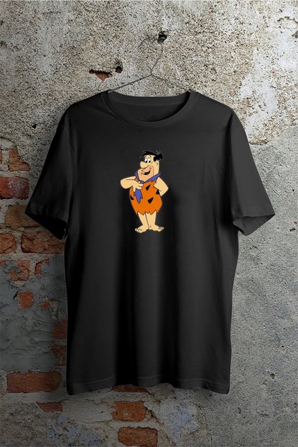 Stone Age Fred Flintstone Regular Pattern Tshirt