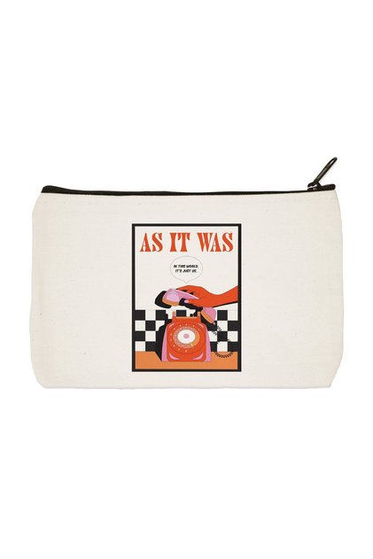 Clutch Harry Styles As It Was Printed Cloth Makeup Bag, Pen Holder, Handbag