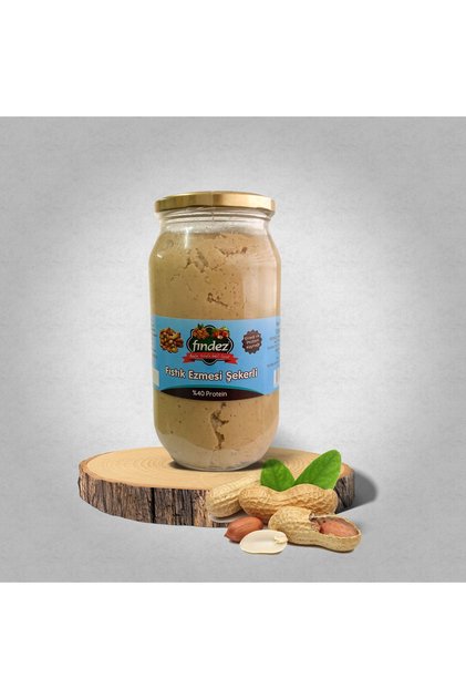 1 Kg Şekersiz Fıstık Ezmesi