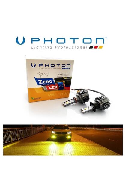 lepton Photon フォトン EYMENOTO Tofaş Dogan Şahin Photon H3 Led Xenon Limon Sarısı Zero
