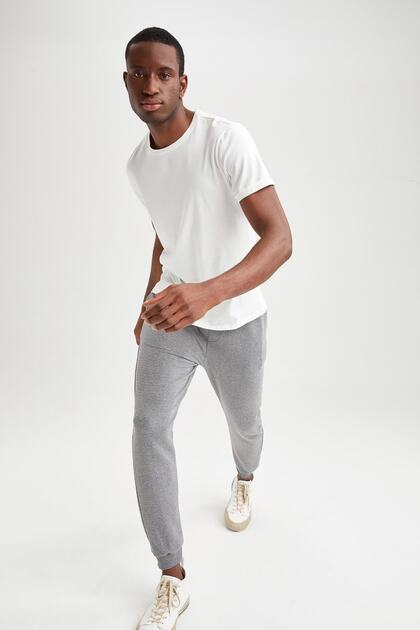 Slim Fit Lace-Up Jogger Sweatpants