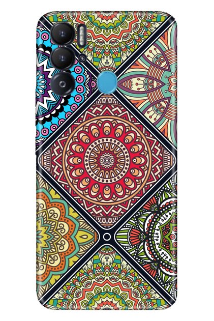 Pova Neo Case Silicone Patterned Illustrated Uv Cover Mvp Mandala
