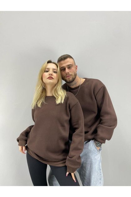 Unisex Printed Crew Neck Lover Couple Combination Set of 2