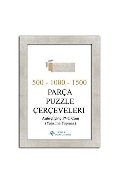 Genel Markalar Puzzle Çerçevesi 30 Mm 50x70 Cm (1000'luk) Siyah