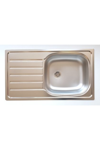 Paslanmaz Çelik Deliksiz Mutfak Evyesi 76x43,5 Evye