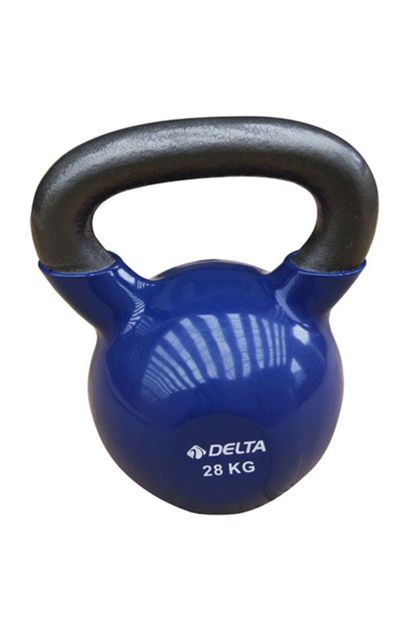 Delta 28 Kg. Çaydanlık Tipi Lacivert Demir Dambıl - Kettlebell - 1
