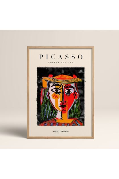 Framed Picasso Modern Gallery Abstract Artwork Collection Painting