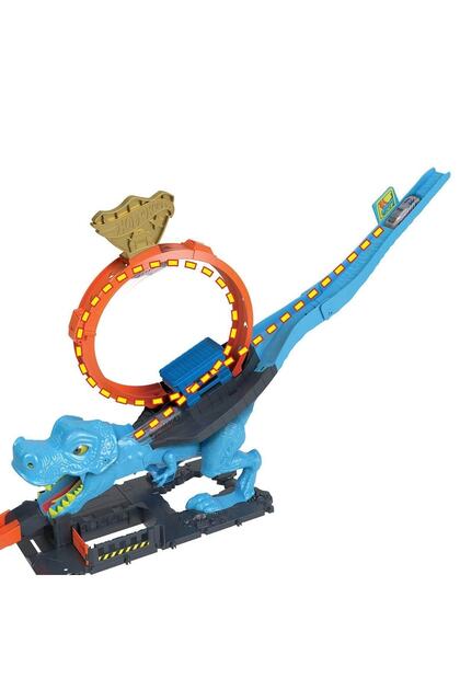 scntoys Dinozor Ile Mücadele Oyun Seti Hot Wheels Trex Dinazor