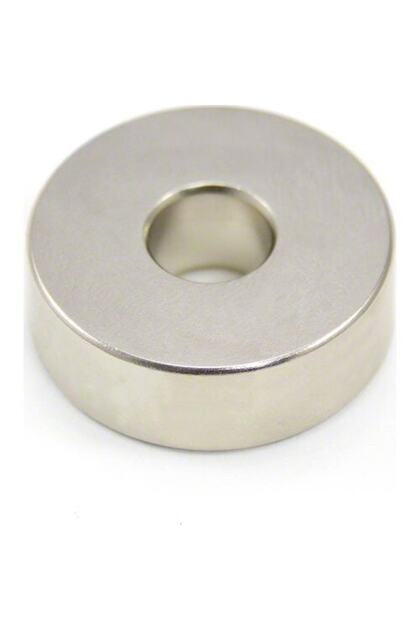 Çok Güçlü Delikli Neodyum Mıknatıs 30x9x10 Mm