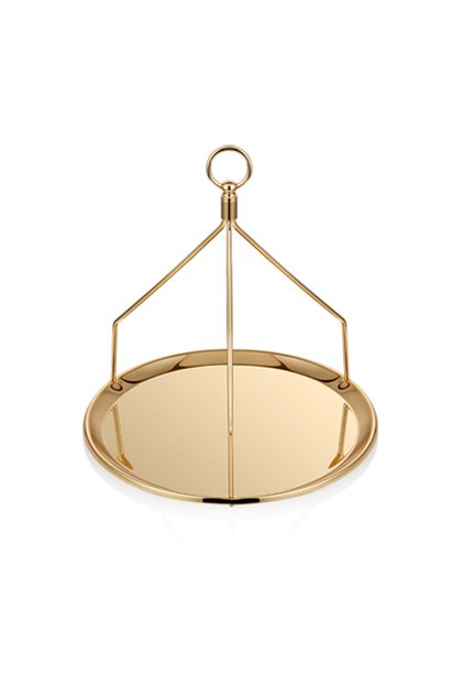 Çaycı Small Presentation Tray - Gold