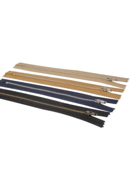 3 Adet Kot Pantolon-Etek Metal Fermuar (16-20 CM ARALIĞINDA)
