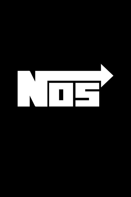 Nos Car, Motorcycle, Helmet, Laptop, Glass Sticker 13x6 Cm