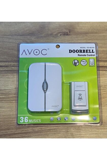 avoc Kablosuz Kapı Zili 36 Melodili Su Geçirmez - Fiyatı, Yorumları