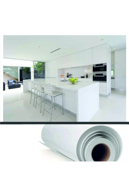 Lacquer Look Matte White Adhesive Coating Foil 52 cm X 3 Meters