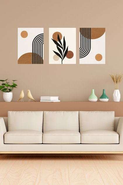 Set of 3 Boho Bohemian Style Antique Wall Sticker