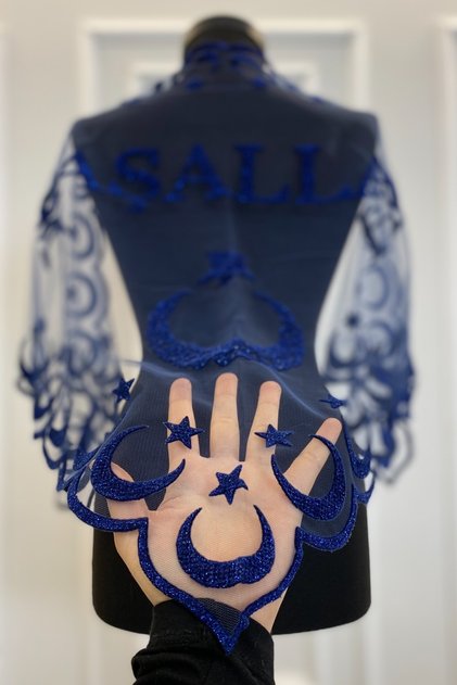 Navy Blue Glitter Circumcision Cover, Circumcision Supplies, Circumcision Henna, Circumcision Wedding