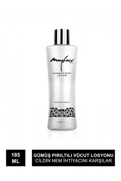 Işıltılı Body Lotion - Shimmer Body Lotion Silver Touch 185 ml