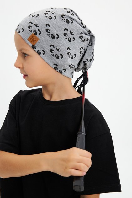 Baby Boy Child Young Panda Figured 4 Season Hat Beanie 100% Cotton Combed