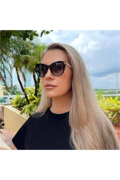 Polarize Kadın Güneş Gözlüğü Tf821 Kira 01d Polarized 56*16-140