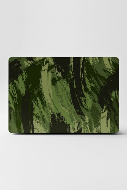 Laptop Sticker Plating Notebook Macbook Camouflage Green